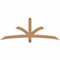 Ekena Millwork Davenport Timber Gable Bracket, Western Red Cedar, 72"W x 27"H x 3 1/2"D x 3 1/2"F, 9/12 Pitch GBW072X27X0404DAV00SWR - alternate 1